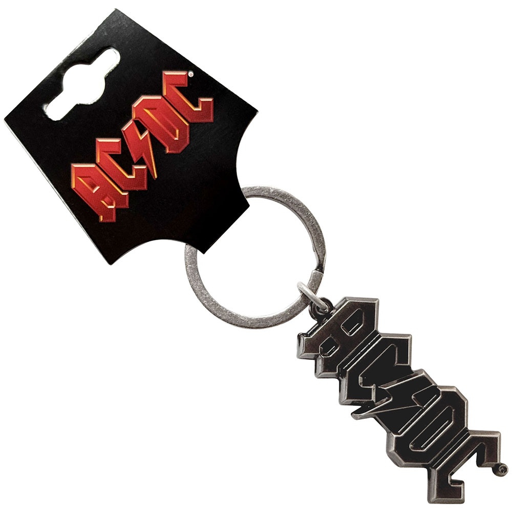 AC/DC - 3D Logo Keychain - Silver coloured